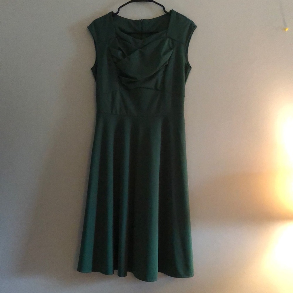Emerald green 50’s dress